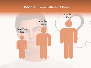 Handsome Shirt Holding PowerPoint Template