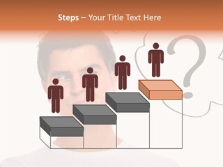 Handsome Shirt Holding PowerPoint Template