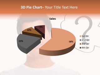 Handsome Shirt Holding PowerPoint Template