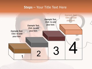 Handsome Shirt Holding PowerPoint Template