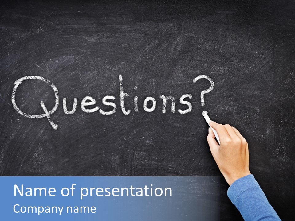 Learning Message Mark PowerPoint Template