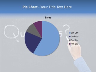 Learning Message Mark PowerPoint Template