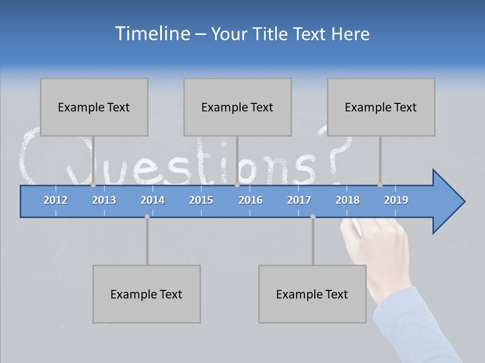 Learning Message Mark PowerPoint Template