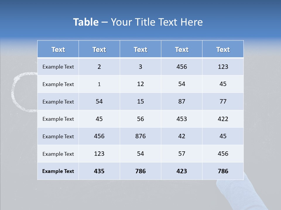 Learning Message Mark PowerPoint Template