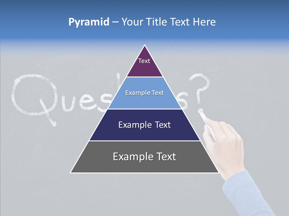 Learning Message Mark PowerPoint Template
