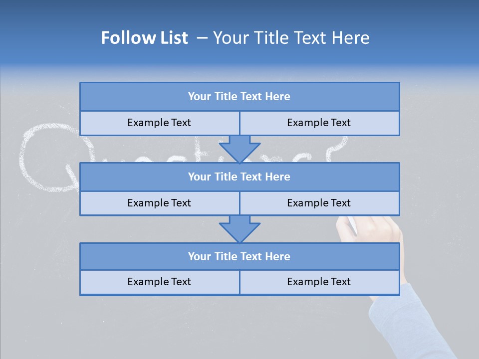 Learning Message Mark PowerPoint Template