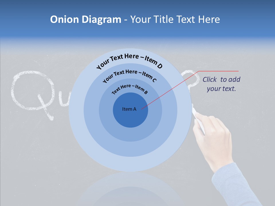 Learning Message Mark PowerPoint Template