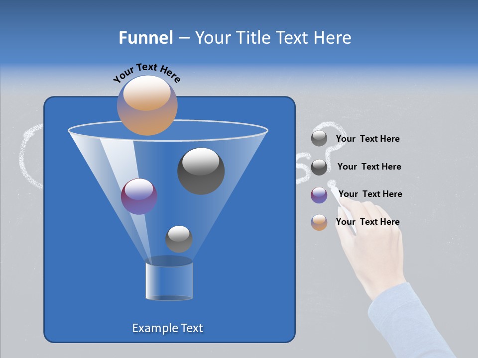 Learning Message Mark PowerPoint Template