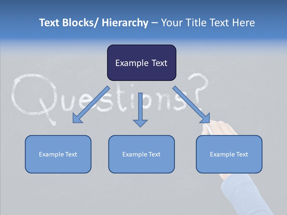 Learning Message Mark PowerPoint Template