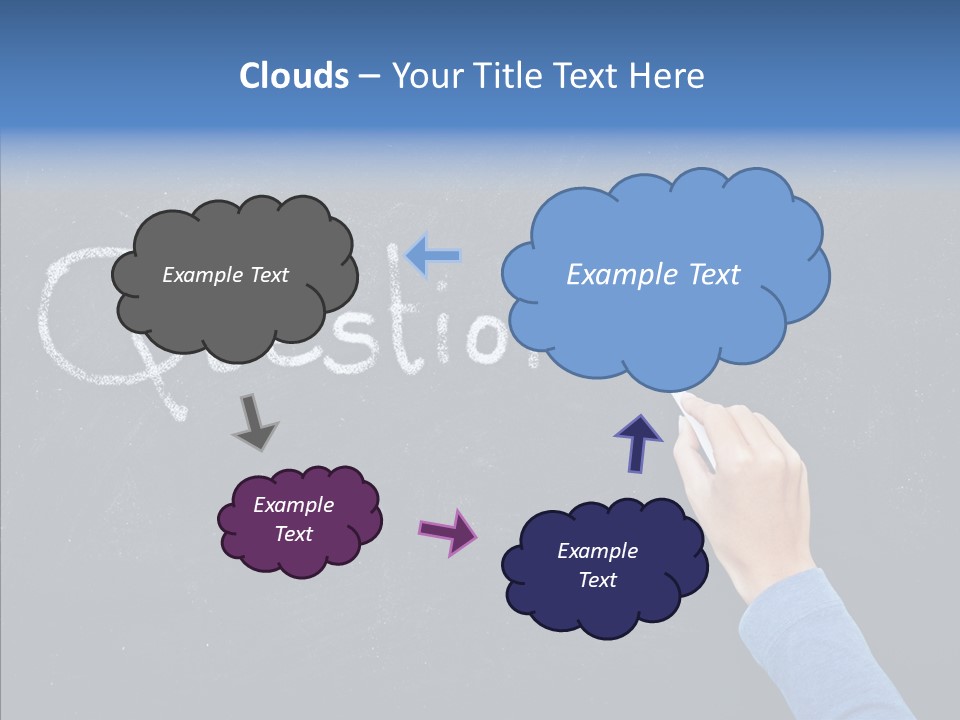 Learning Message Mark PowerPoint Template