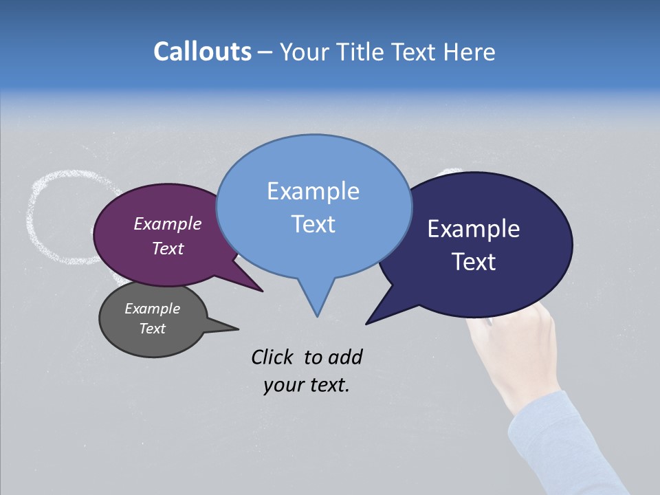 Learning Message Mark PowerPoint Template