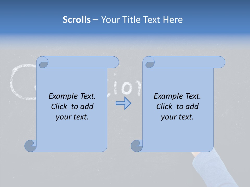 Learning Message Mark PowerPoint Template