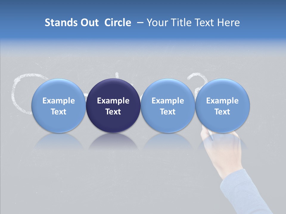 Learning Message Mark PowerPoint Template