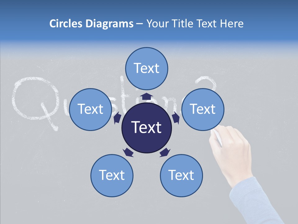 Learning Message Mark PowerPoint Template