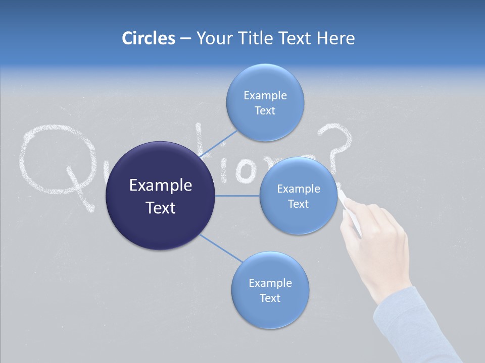 Learning Message Mark PowerPoint Template