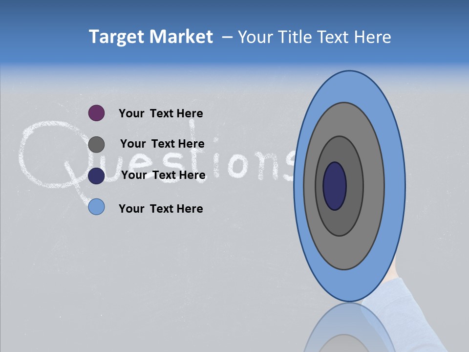 Learning Message Mark PowerPoint Template