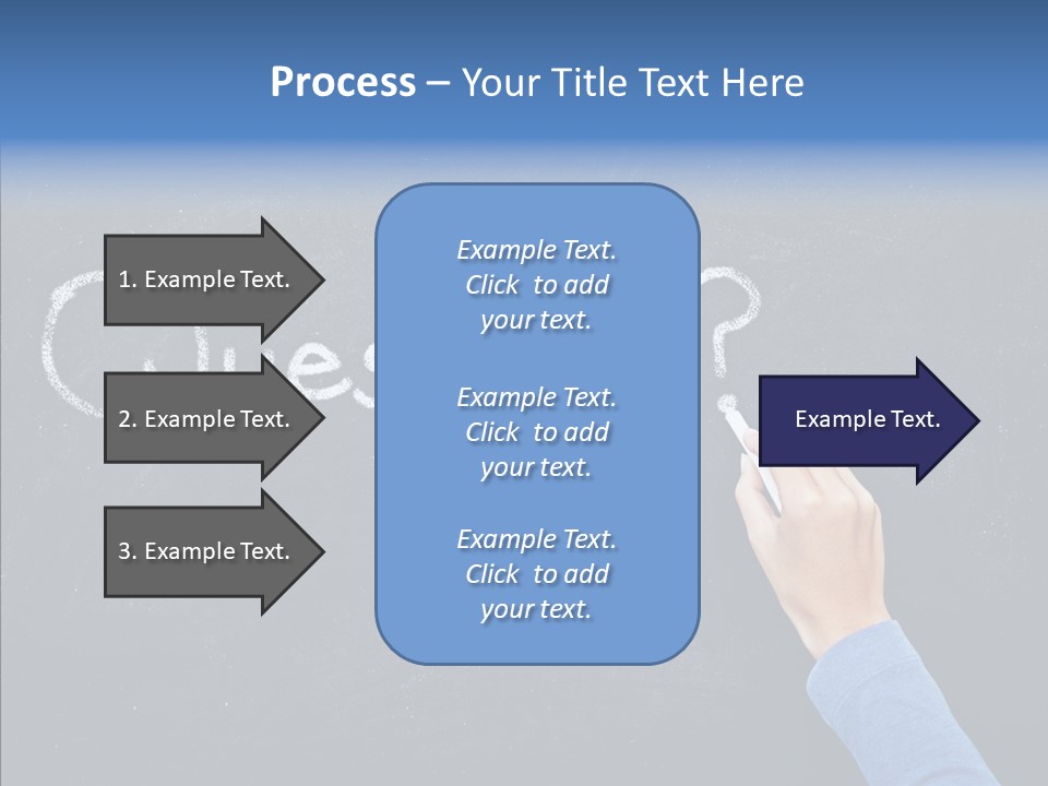 Learning Message Mark PowerPoint Template