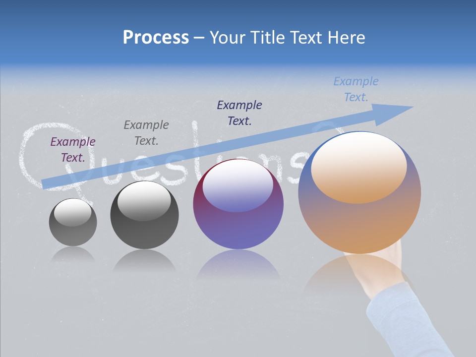 Learning Message Mark PowerPoint Template