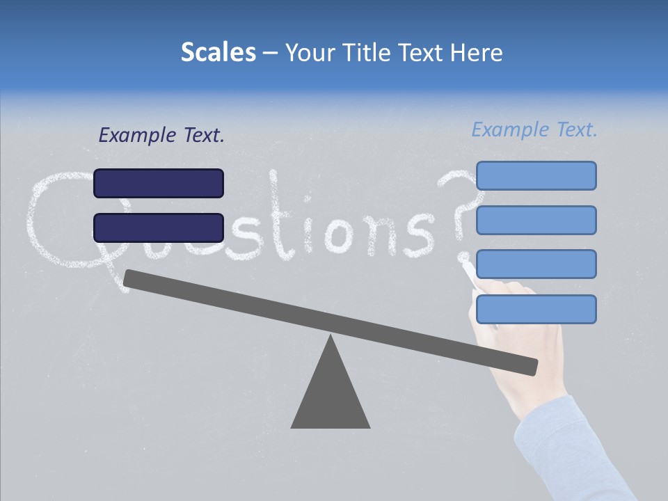 Learning Message Mark PowerPoint Template