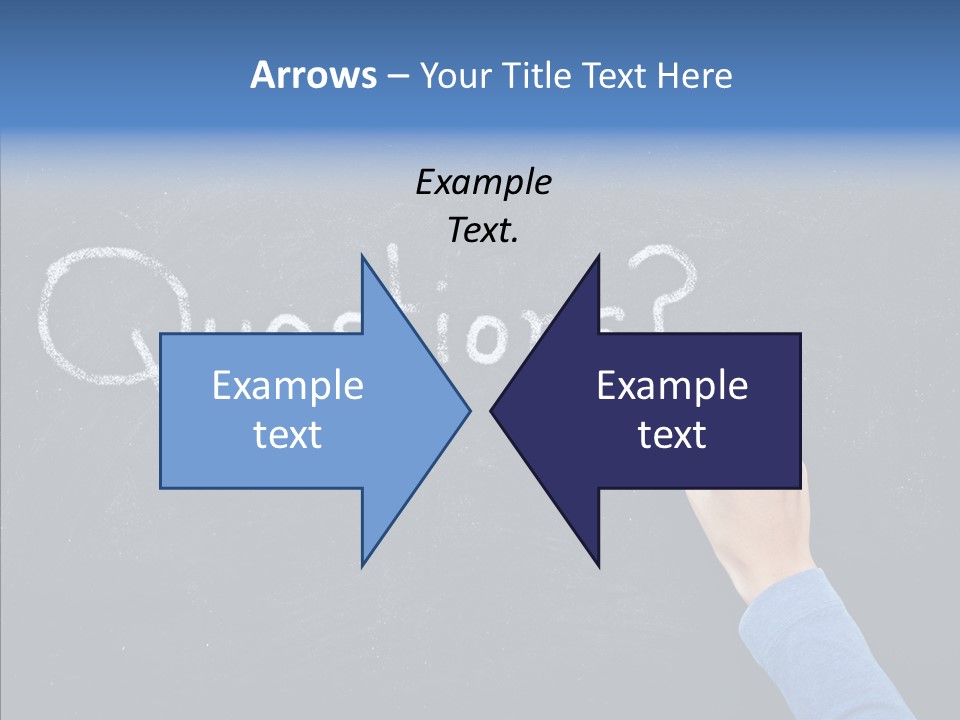 Learning Message Mark PowerPoint Template
