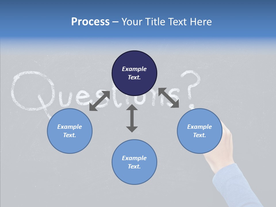Learning Message Mark PowerPoint Template