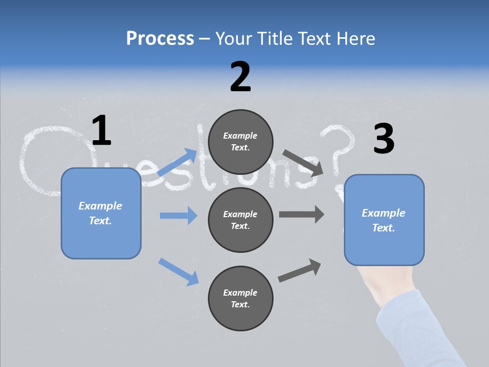 Learning Message Mark PowerPoint Template