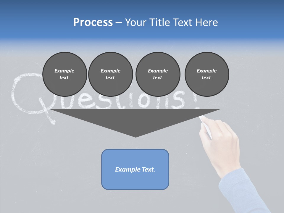 Learning Message Mark PowerPoint Template