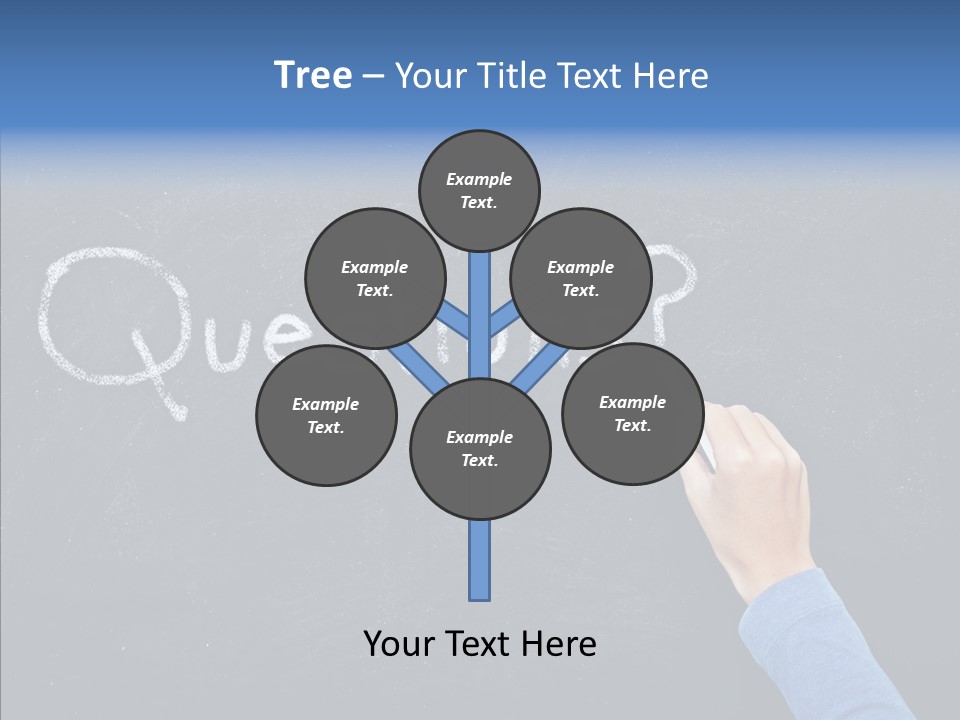 Learning Message Mark PowerPoint Template