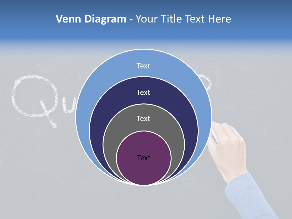 Learning Message Mark PowerPoint Template