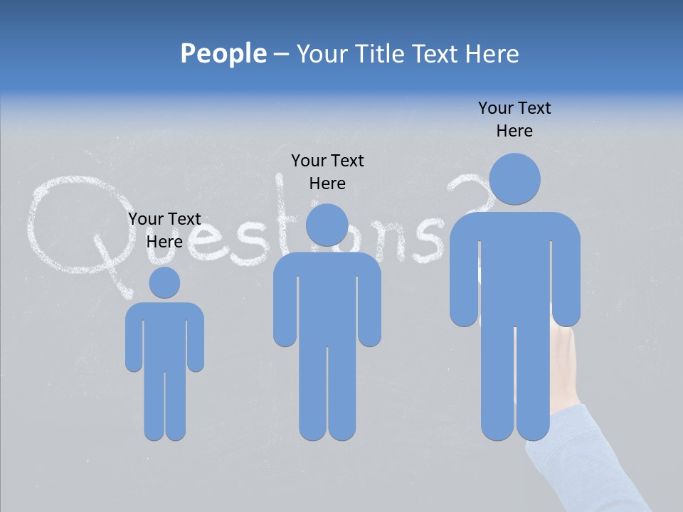 Learning Message Mark PowerPoint Template