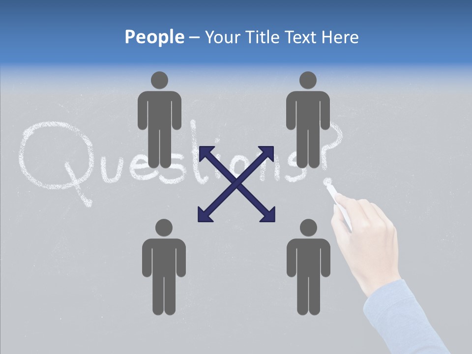 Learning Message Mark PowerPoint Template