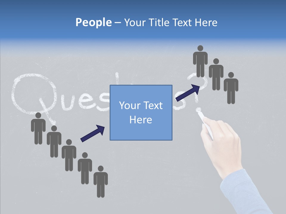 Learning Message Mark PowerPoint Template