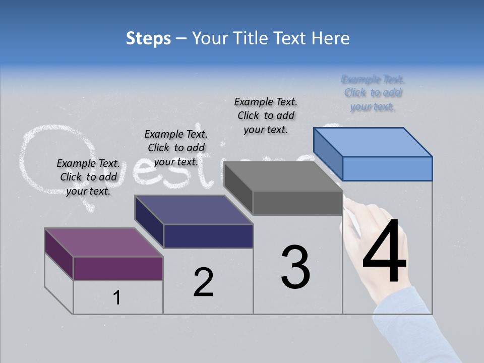 Learning Message Mark PowerPoint Template