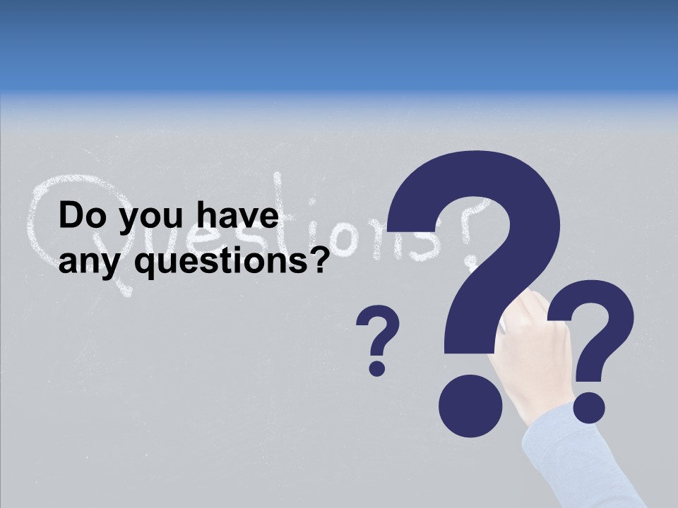 Learning Message Mark PowerPoint Template