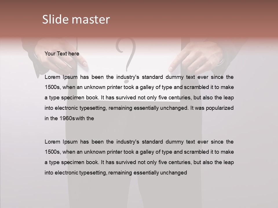 Thinking Business Professional PowerPoint Template