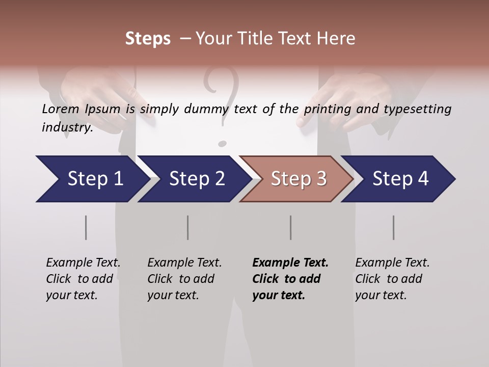 Thinking Business Professional PowerPoint Template