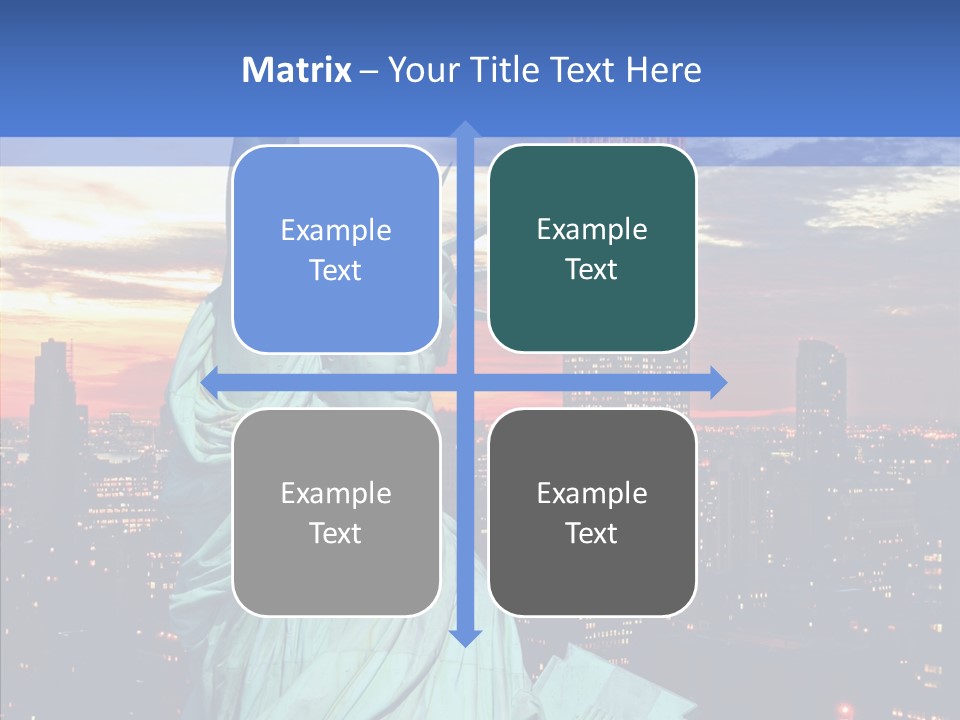 Immigration Skyscraper Empire PowerPoint Template