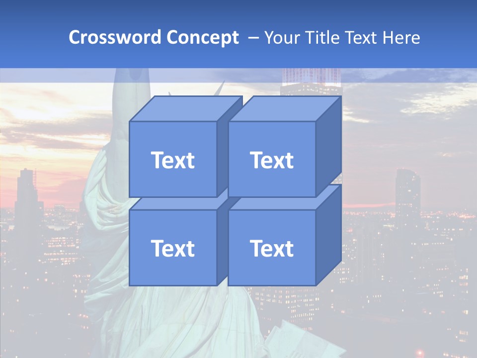 Immigration Skyscraper Empire PowerPoint Template