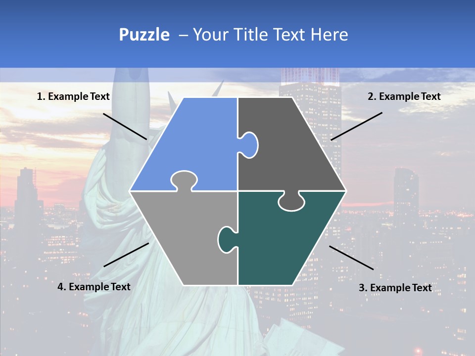 Immigration Skyscraper Empire PowerPoint Template