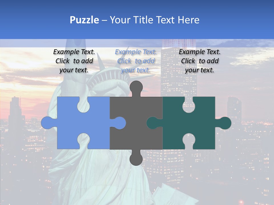 Immigration Skyscraper Empire PowerPoint Template