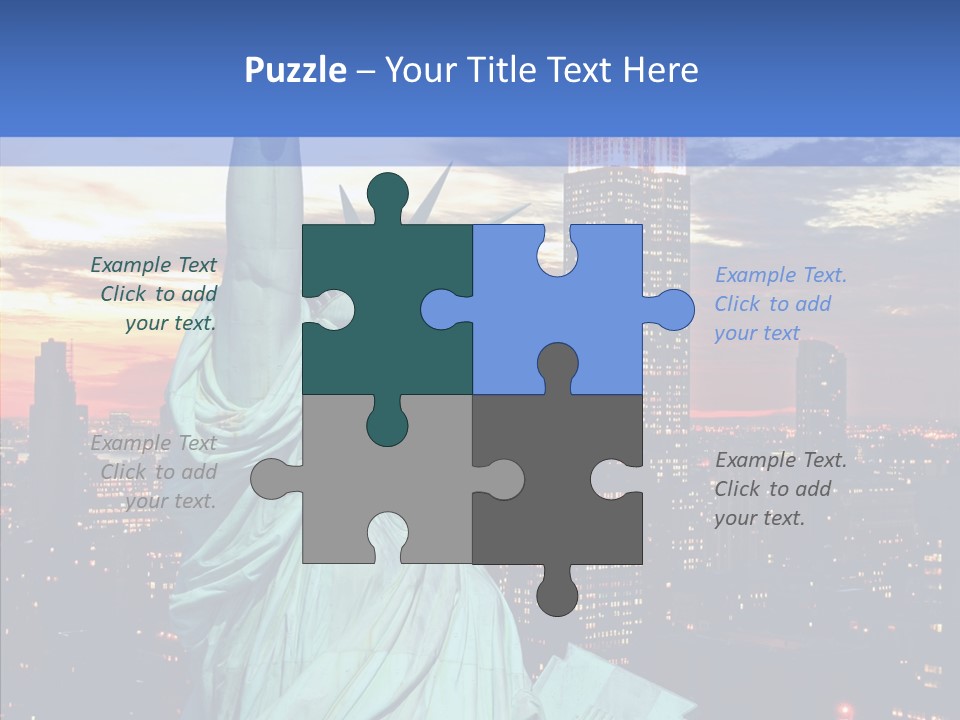 Immigration Skyscraper Empire PowerPoint Template
