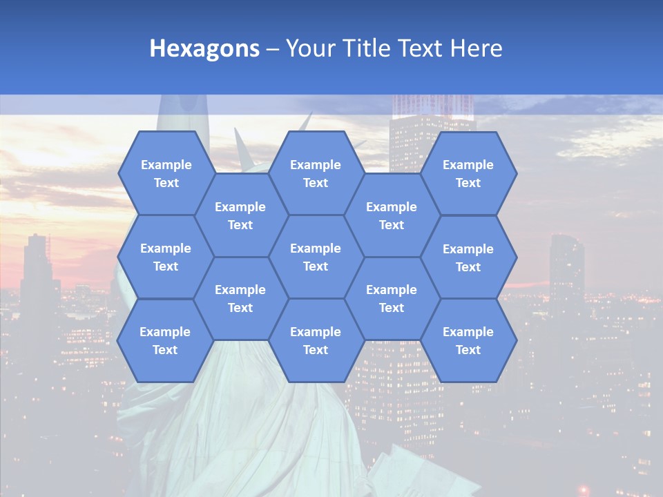 Immigration Skyscraper Empire PowerPoint Template