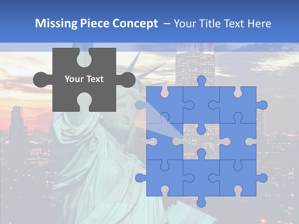 Immigration Skyscraper Empire PowerPoint Template