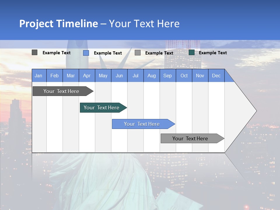 Immigration Skyscraper Empire PowerPoint Template