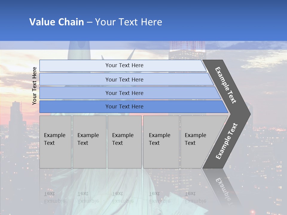 Immigration Skyscraper Empire PowerPoint Template