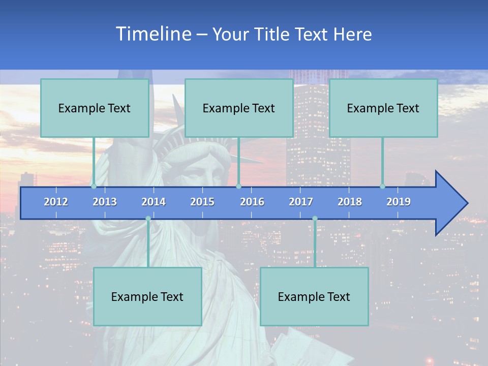 Immigration Skyscraper Empire PowerPoint Template