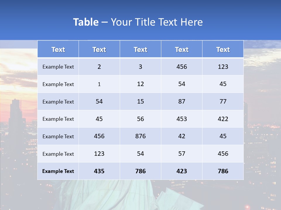 Immigration Skyscraper Empire PowerPoint Template