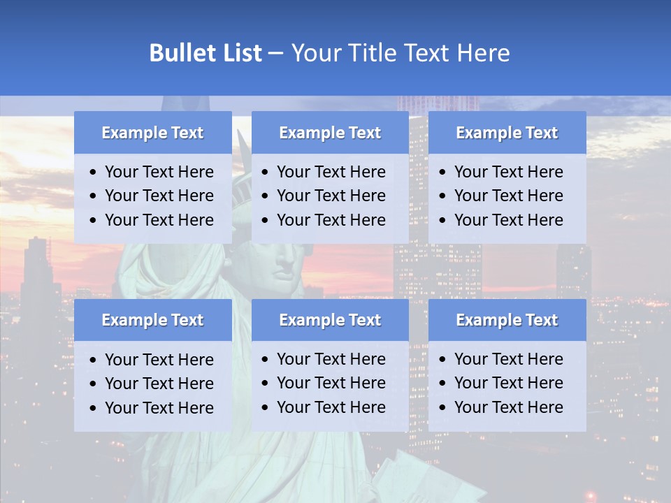 Immigration Skyscraper Empire PowerPoint Template