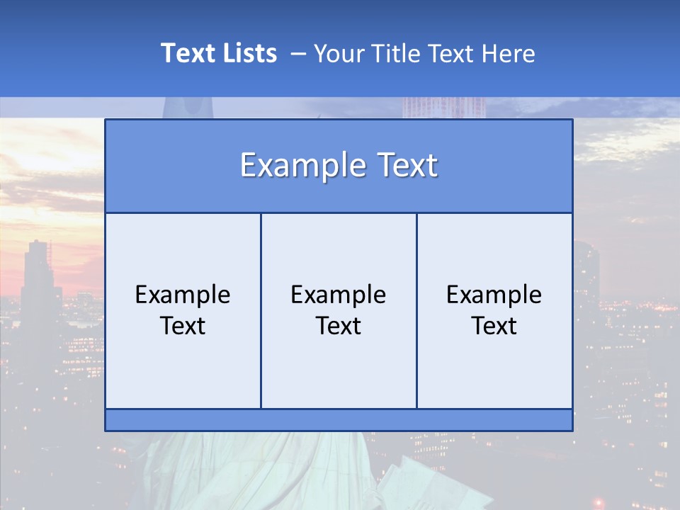 Immigration Skyscraper Empire PowerPoint Template