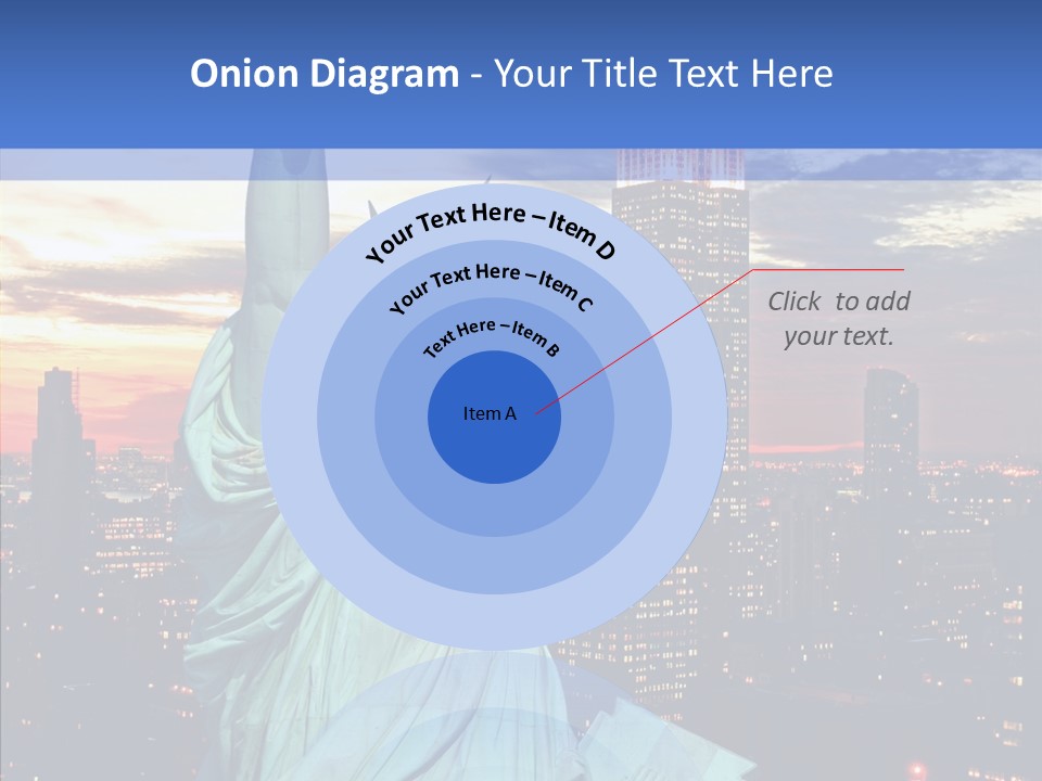Immigration Skyscraper Empire PowerPoint Template